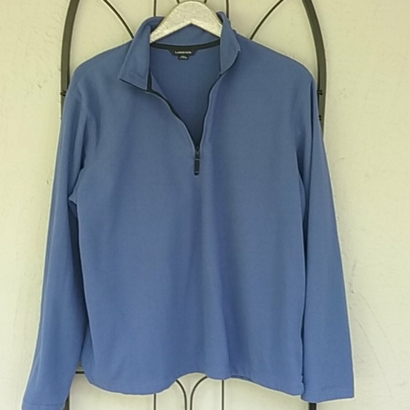 Lands' End  men's pullover long sleeve top size L - Picture 2 of 6